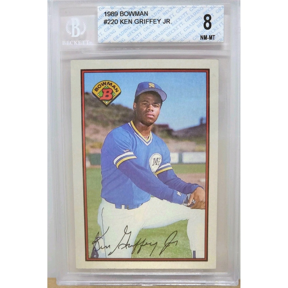 1989 Bowman - Ken Griffey Jr #220 (RC) BGS 8 NEAR MINT HOF Rookie